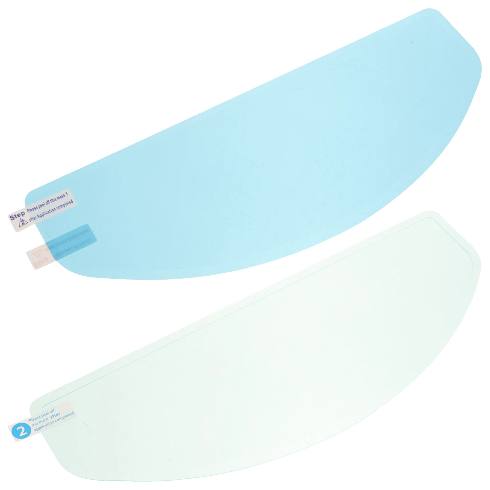 

2Pcs Rainproof Anti fog Film Motorcycle Visibility Shield Compatible PET Lens Film Headgear Accessories