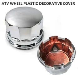 2pcs Decorative Cover Electroplating Special Hub Caps for 8 Inch 10-inch 12-inch 14-inch Alloy Wheels ATV Quad Accessories