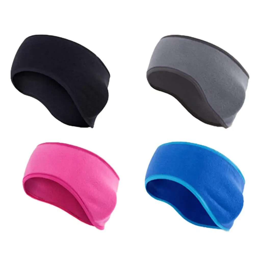 2 Pieces Warm Earmuffs Retro Fleece Comfortable Moderate Thickness Easy to Carry Sports Hairband Good Elasticity Earcaps