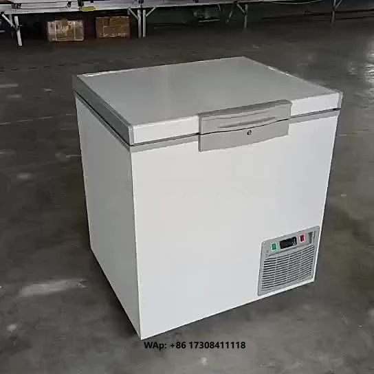 -86C Ultra Low Temperature Freezer Small Chest Deep Horizontal Food Grade 304 Stainless Steel Freezer 218L