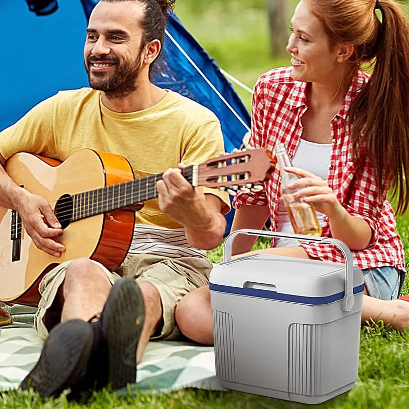 

Camping Cooler 10L Refrigerator Ice Chests For Camping Hard Picnic Box Lunch Box Cooler With Handle Freezer Box For Beach Picnic