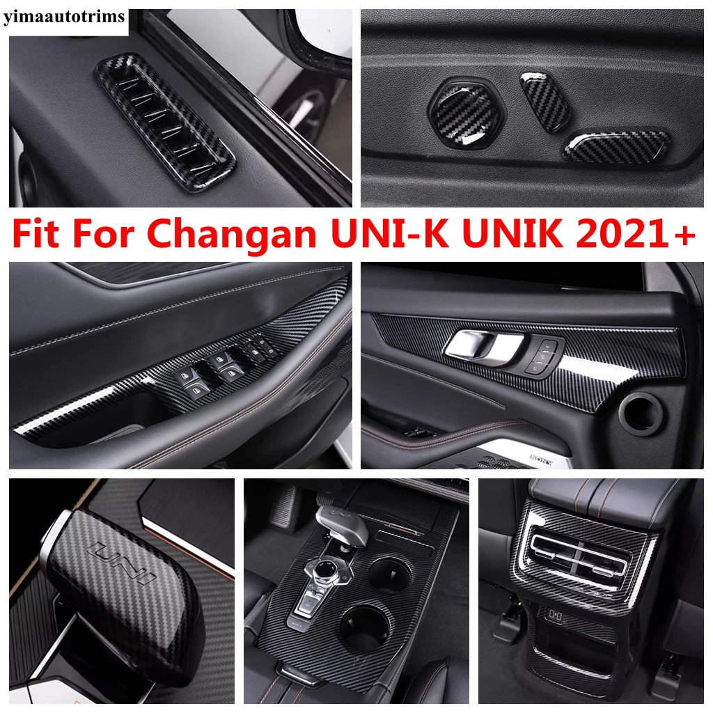 

Seat Adjust Button / Gear Shift Panel / Window Lift / Head Lamp / AC Cover Trim Accessories For Changan UNI-K UNIK 2021 - 2024