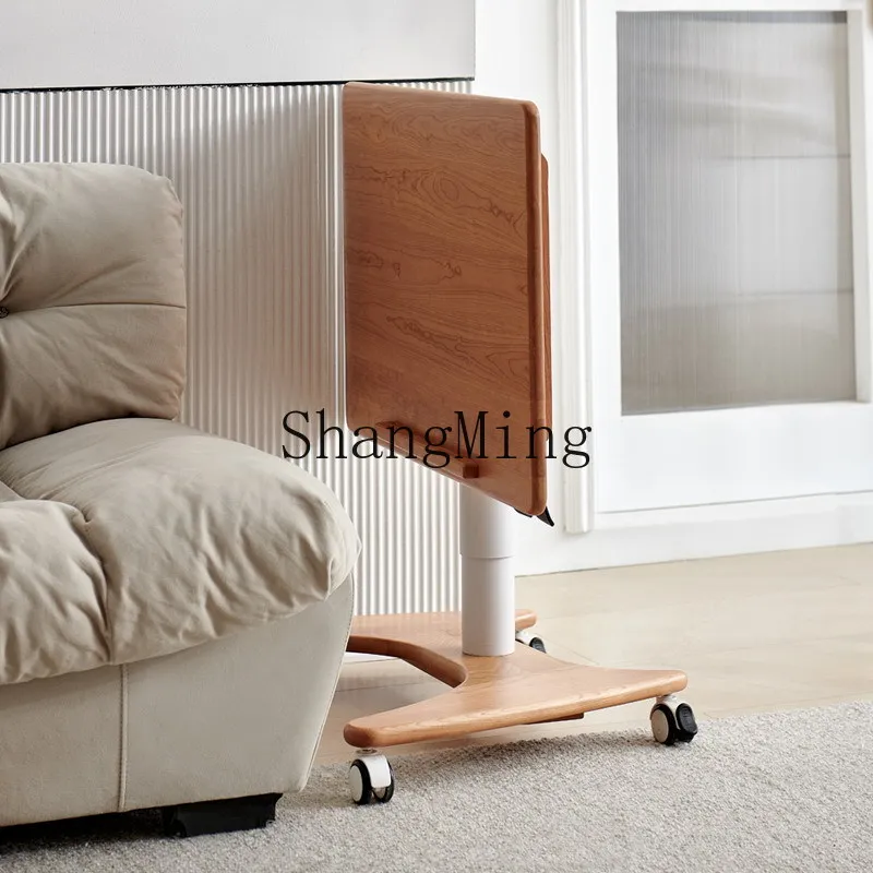 Table élévatrice SM pour petit appartement, table d'étude moderne et simple, bureau d'ordinateur amovible, établi sur pied