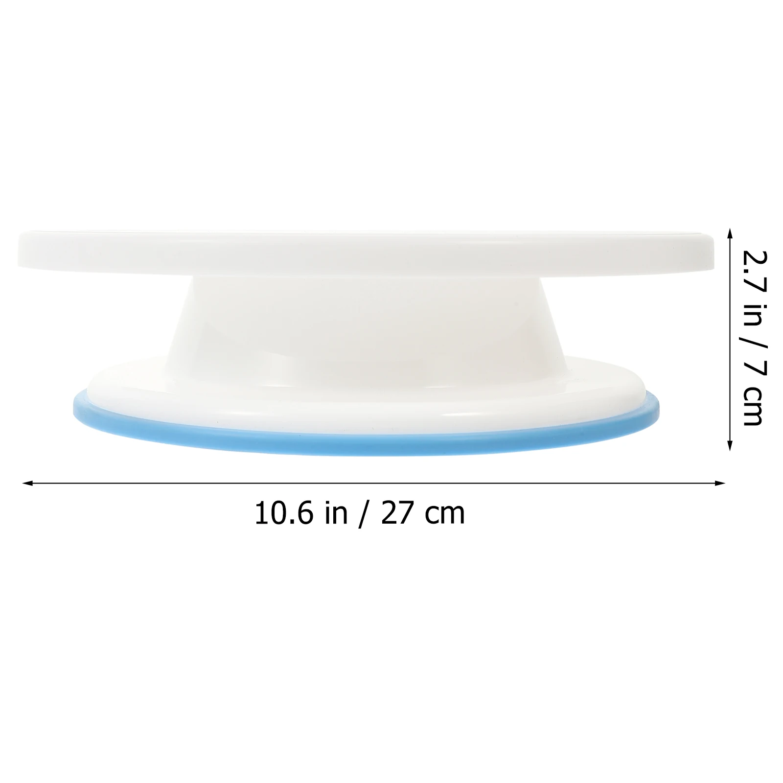 

Revolving Cake Stands Anti-slip Transfer Table Rotating Decorate White Rubber Decorating Tools