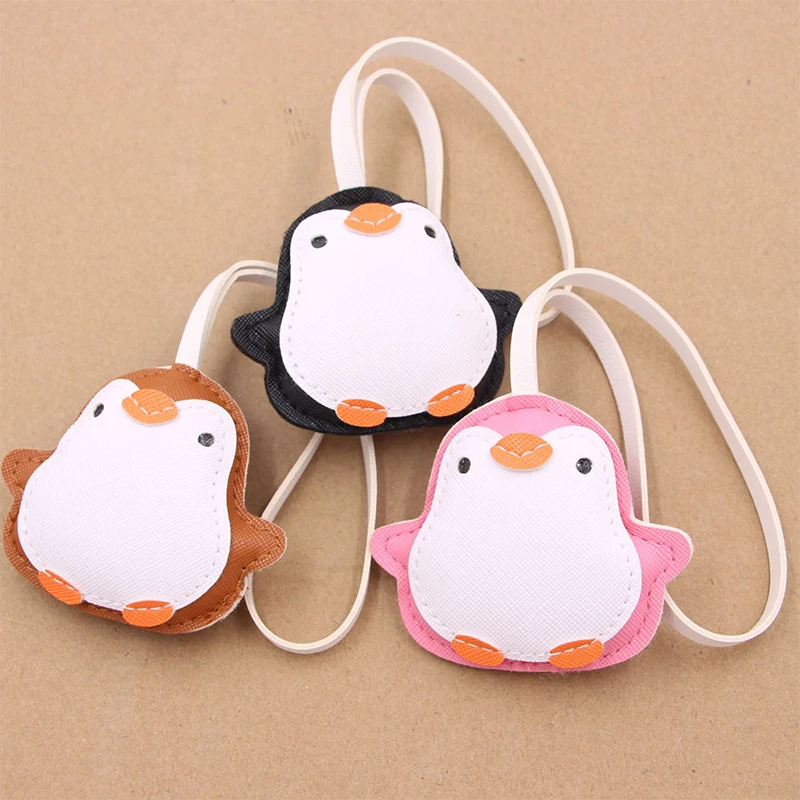 12 نمط ثلاثية الأبعاد حقيبة الحيوان سحر بولي قلادة قلادة ، لطيف الكلب/القط/الباندا لتقوم بها بنفسك كيرينغ الملحقات ، القمر ستار محفظة/حقيبة يد ديكور معلق الحبل #4