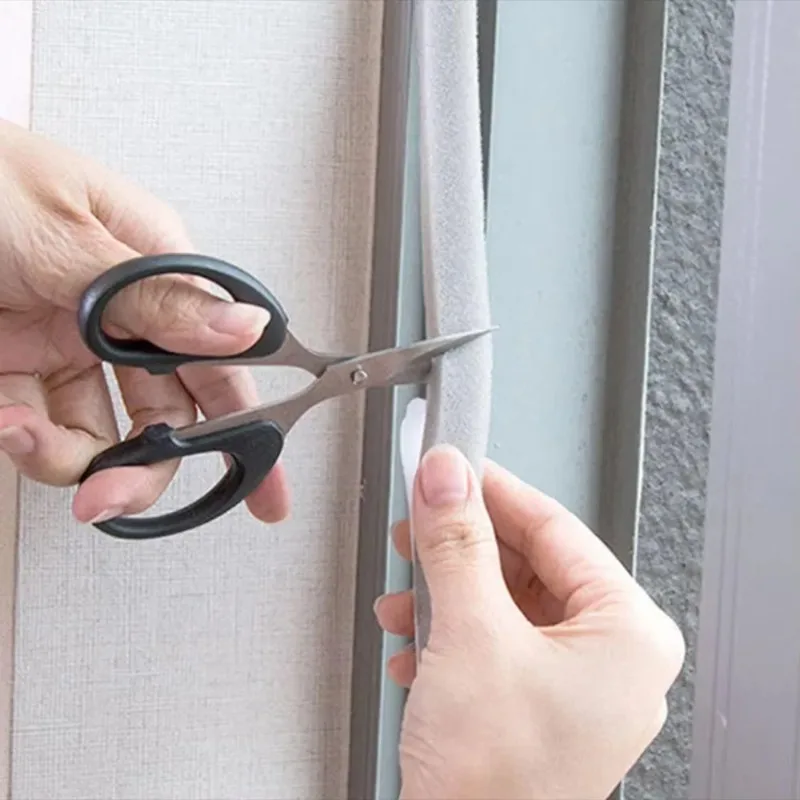 Tira de sellado de espuma para costura de puerta, aislamiento acústico y parabrisas, tira de esponja a prueba de polvo, cintas de sellado de costura de ventana para el hogar, 1 ud.