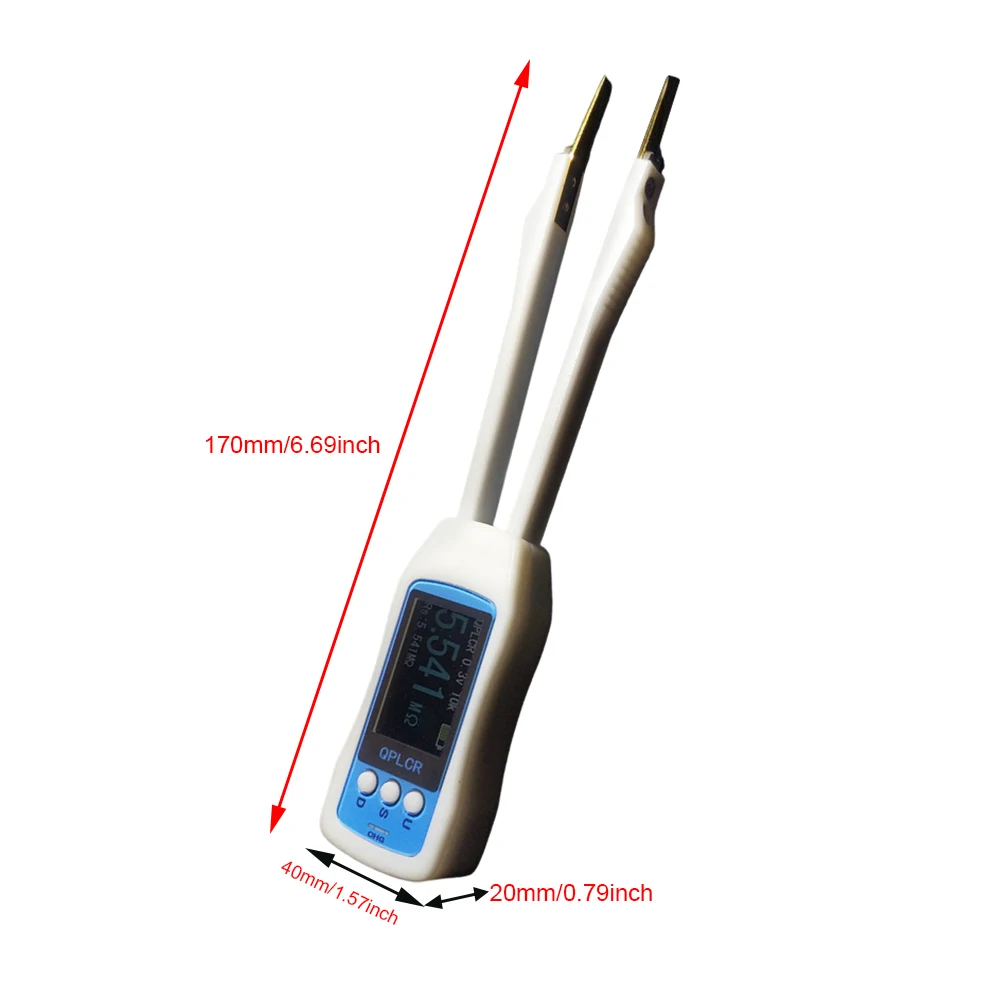 LCR Bridge Meter Digital Display Handheld Smart SMD Tweezers Tweezer Tester Capacitance Inductance Resistance Tester