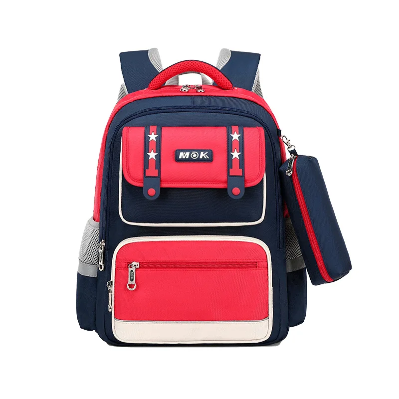 

MOK New Style Hot High Quality Primary Students Backpacks Spine Protection Schoolbag Girls Kids Backpack Mochilas Escolares