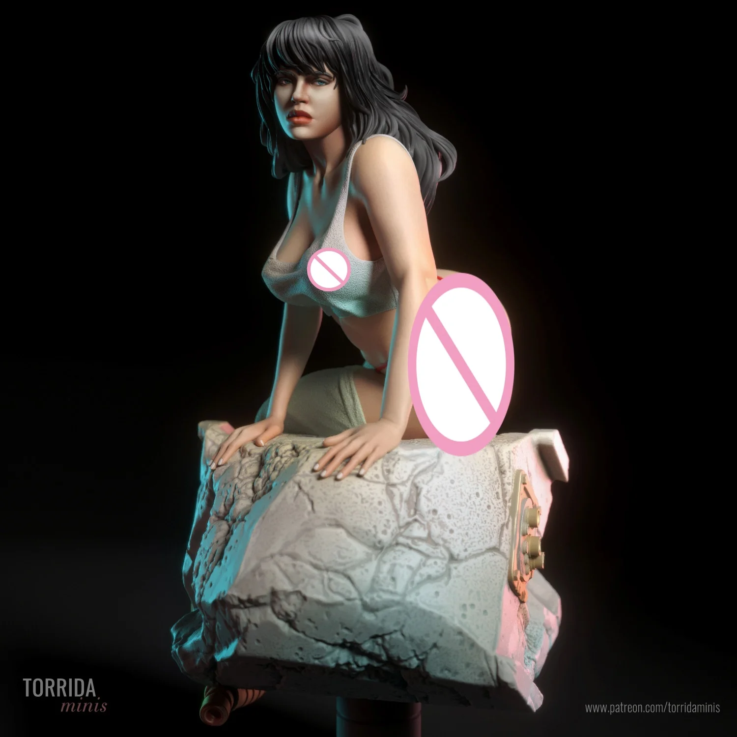 1/24 Schaal Hars beeldje Druuna Nsfw DIY Twee versies Model Kit Ongemonteerd Ongeverfd Sculptuur speelgoed