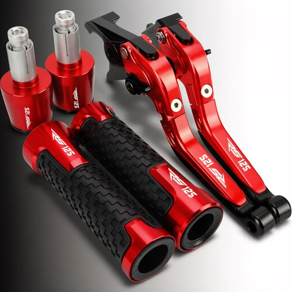 

Motorcycle Clutch Lever Brake Levers Handlebar Handle Hand Grips Ends For APRILIA RS125 RS 125 2006 2007 2008 2009 2010