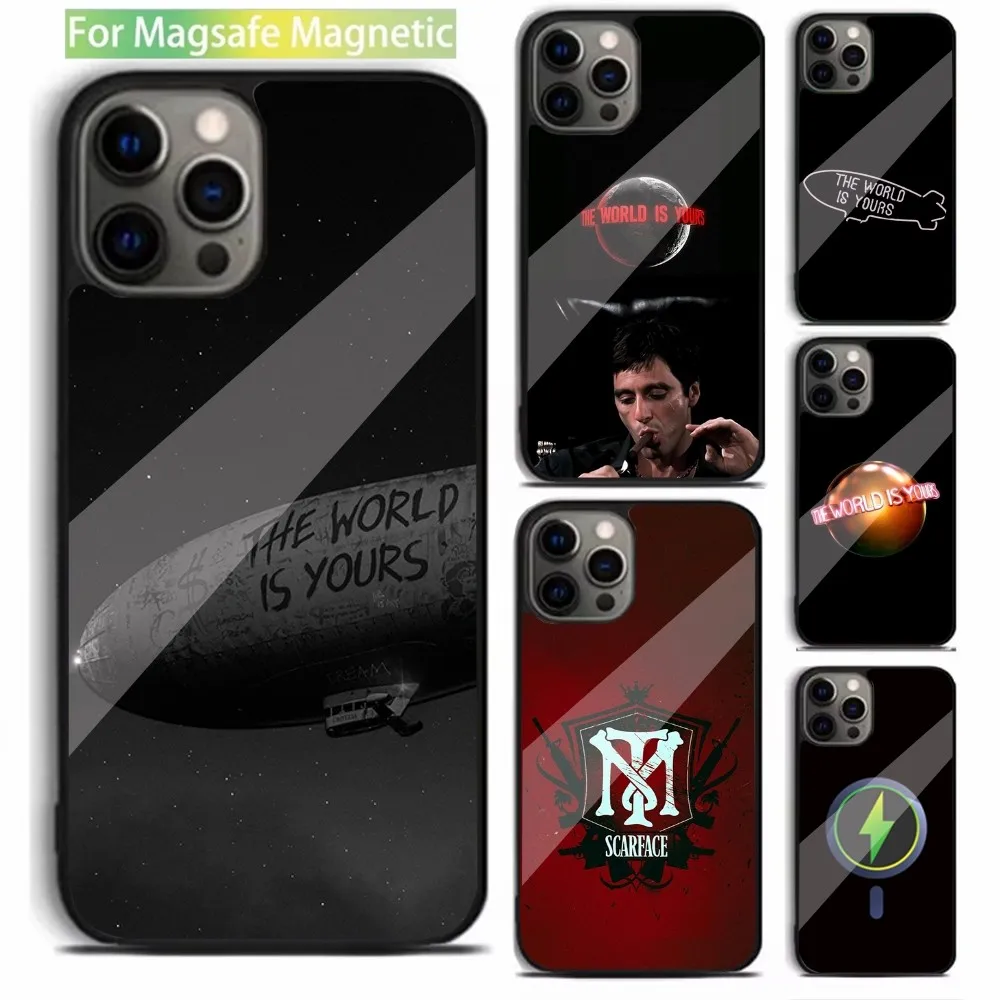 

Film K-Scarface Phone Case For iPhone 16,15,14,13,12,11,Plus,Pro,Max,Mini Magsafe Magnetic Wireless Charging