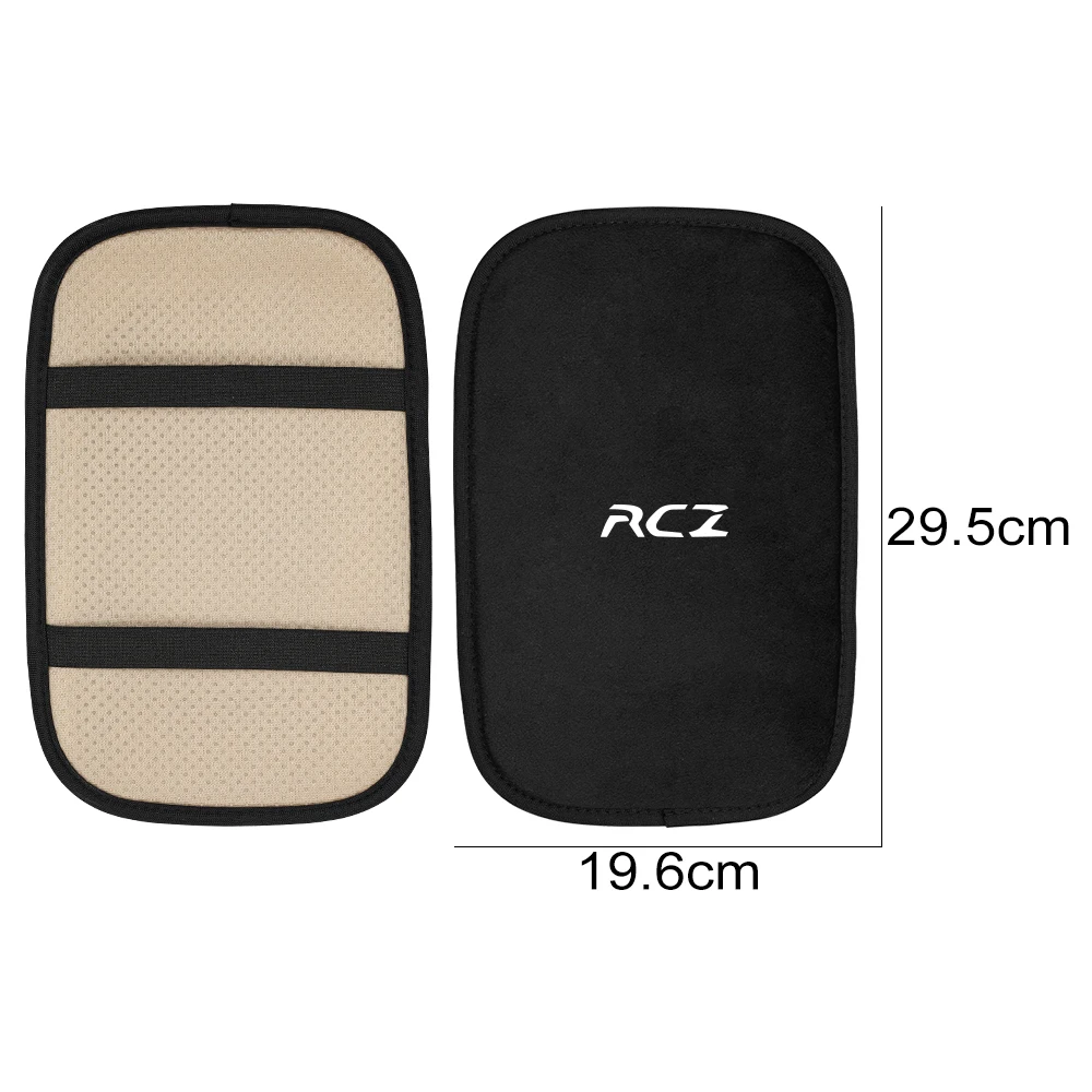 For Peugeot 206 207 208 307 308 Rifter RCZ 407 3008 108 Car Armrest Box Pad Soft Plush Auto Center Console Arm Rest Box Cushion