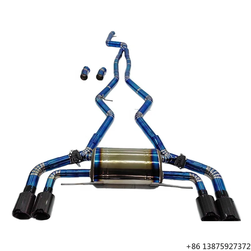 

Выхлопная система Catback для BMW M340i 2019-2024: титановые выхлопные трубы, гоночный спортивный глушитель