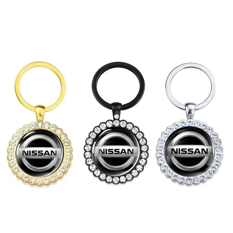 Car for Nissan X-Trail Qashqai Tiida Teana Livina NV200 NP300 Sentra Altima Versa Key Chain Buckle Metal Alloy Pendent Keyrings