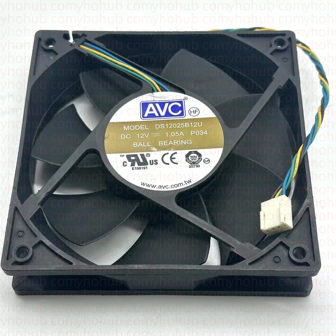 

Ltsf For Delta Electronics DS12025B12U DC 12V 1.05A 120x120x25mm 4-Wire Server Cooling Fan 12cm
