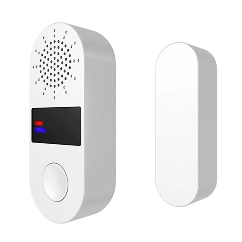 

ABKQ-Wireless Home Door Window Sensor Burglar Security Alarms System Opening Magnetic Door Sensor 130Db Security Alarms
