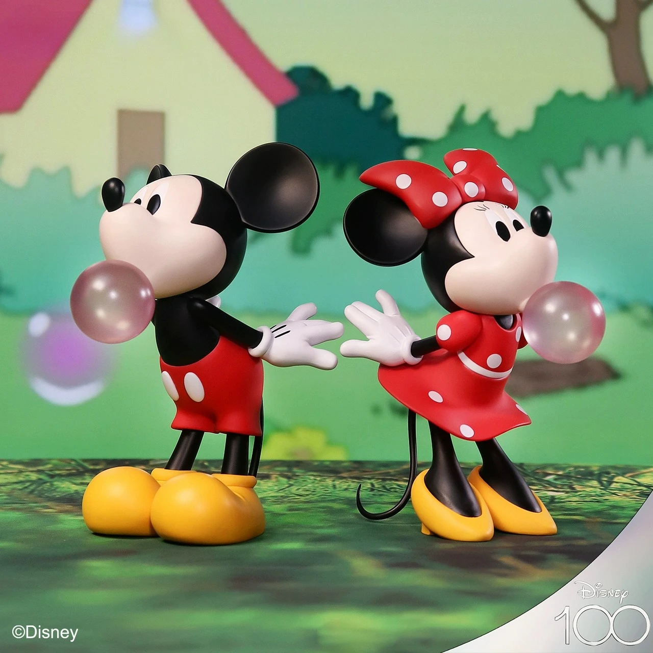 

15 см Disney Микки Маус Минни фигурка мультфильм приливный костюм украшения куклы ручной работы украшения подарок на день рождения модель Декор игрушки