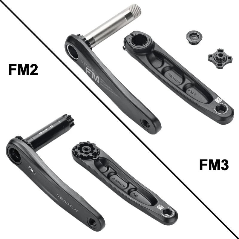 SENICX DUB MTB Cranks 24mm Ultralight Aluminum alloy Bicycle Crank 165mm 170mm 175mm Crankset Arms for GXP AM Downhill Bike Part