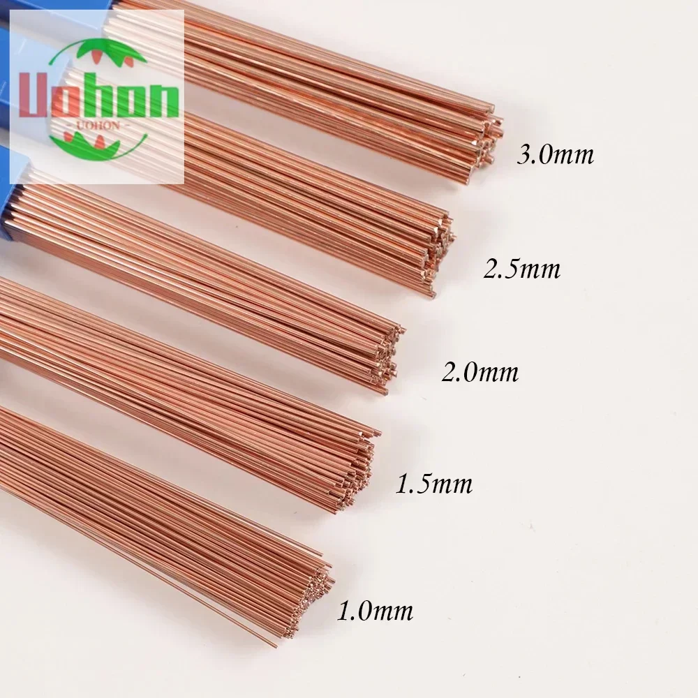 

1/1.5/2/2.5/3mm 50cm Brass Welding Rod Phosphorus Copper Electrode Welding Wire Soldering Rod Bronze No Need Solder Powder