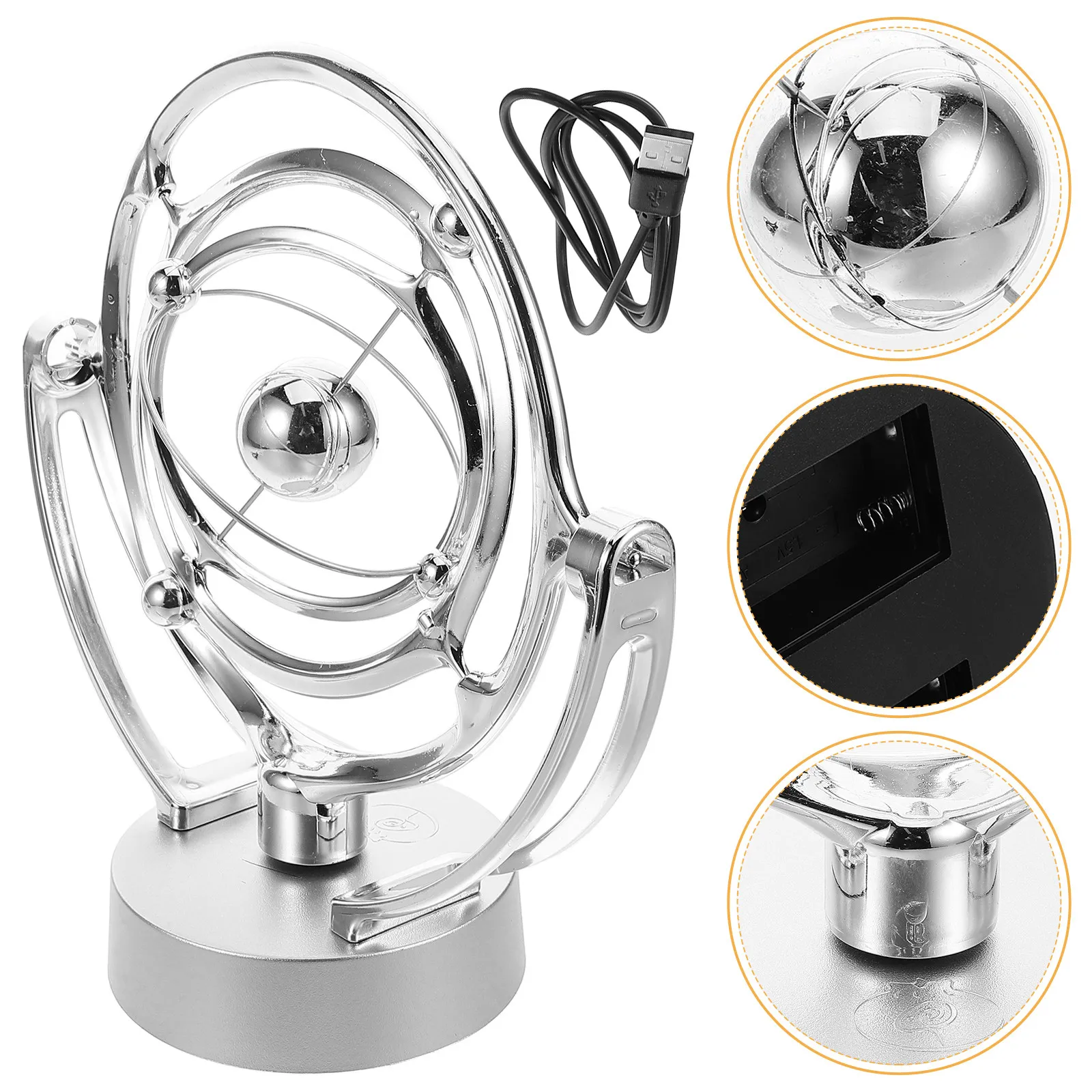 

Электронный маятник «Вечное движение Земли»: настольное украшение для офиса, стола, автофургона, научно-художественный декор по физике