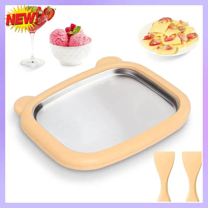 

T24C Ice Cream Maker With Stainl Cold Plate & 2 Spatulas For Homemade Diy Treats Homemade Ice Cream Machine Ice Cream Maker