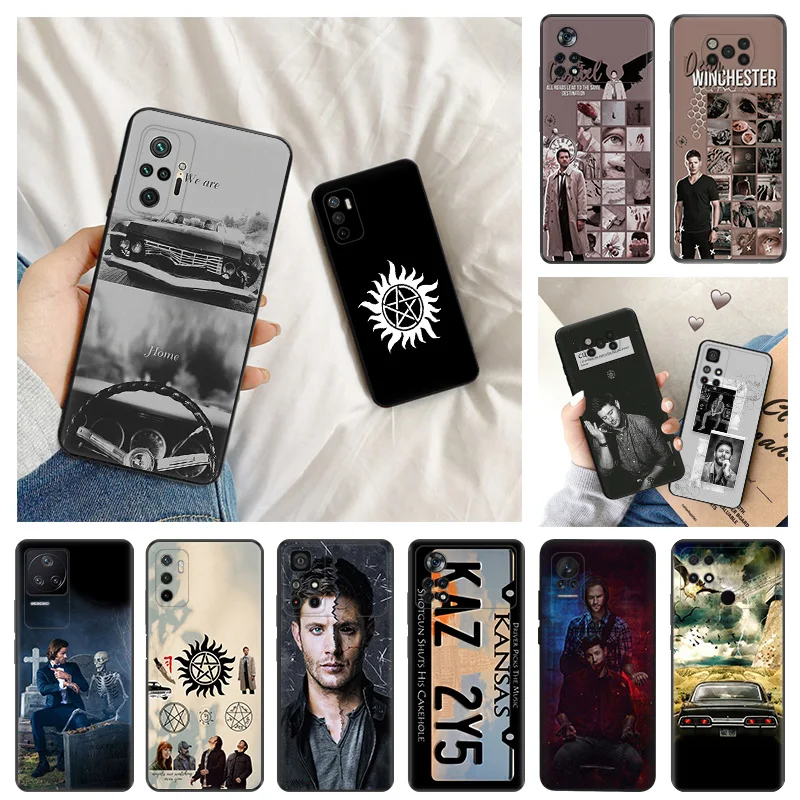 Ultra Thin Matte Silicone Phone Case For Xiaomi Poco X3 Pro X4 X5 C61 F3 F4 F5 C40 C50 C51 M5 M4 M3 Supernatural Dean Back Cover