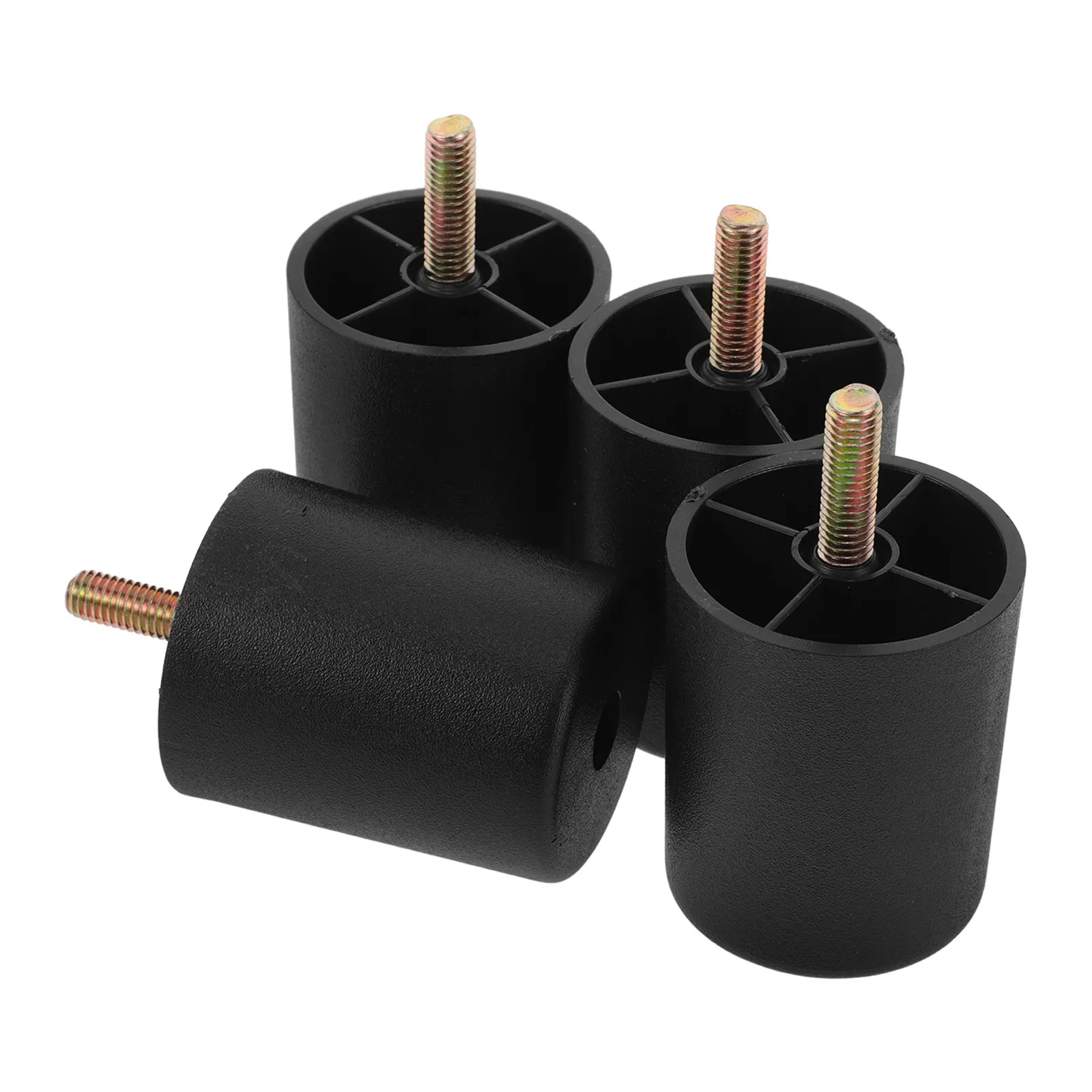 

4Pcs Round Plastic Furniture Feet for Sofa Chair Cabinet Table Stable Noise-Reducing Scratch-Resistant Easy Install Replacement