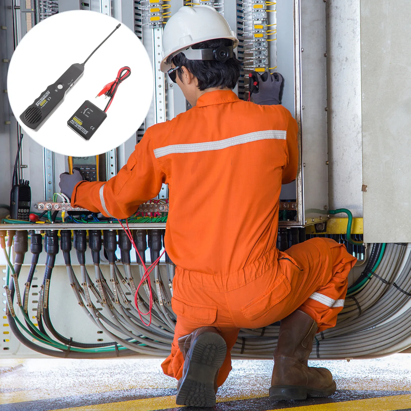 

1Set Car Cable Wire Finder Circuit Tracker Electrical Short Open Finder Automotive Repair Wire Tester Circuit Tracker