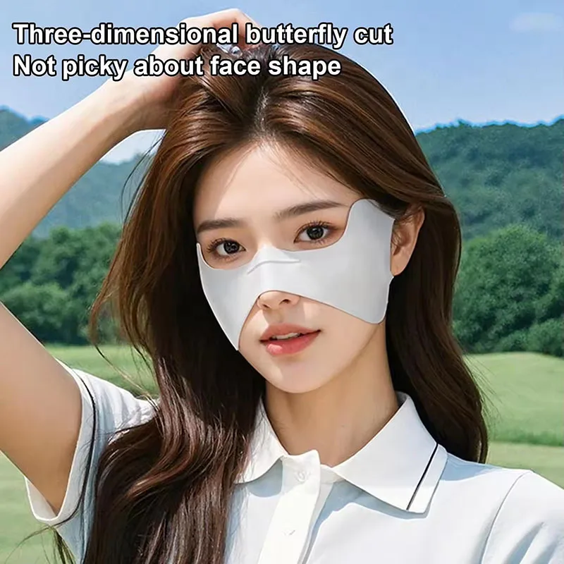 Sun Protection Face Mask for Outdoor Cycling, Breathable, UV Protection, for Women,eye Protection Equipment for Golf and Fitness