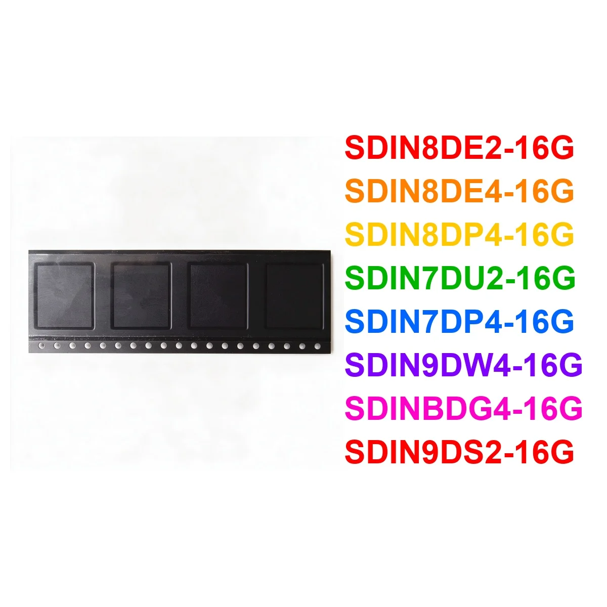  test SDIN8DE2-16G SDIN8DE4-16G SDIN8DP4-16G SDIN7DU2-16G SDIN7DP4-16G SDIN9DW4-16G SDINBDG4-16G SDIN9DS2-16G BGA Chipset