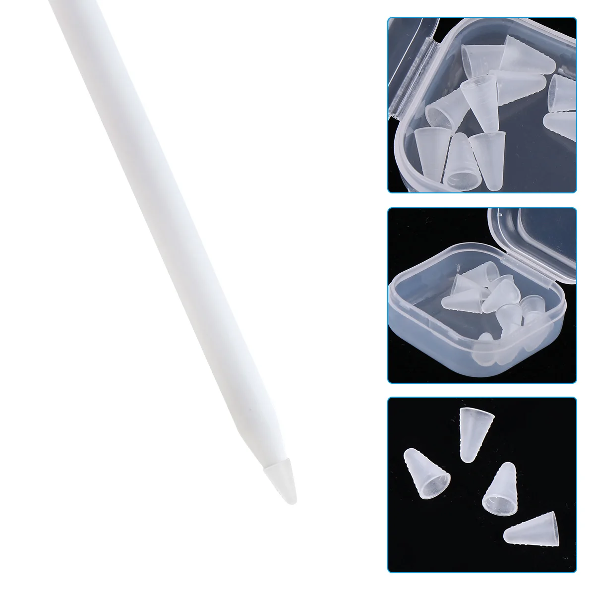 

8 Pcs Anti-slip Pen Tip Cover Pencil Case Tab Stylus for Tips Noise Reduction