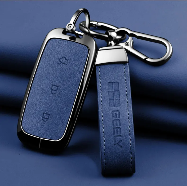 Schutzhülle aus Zinklegierung für Autoschlüssel, geeignet für Geely EX5 EM-i / Starray EM-i / Galaxy L6/L7/E8/M9 Autoschlüsselanhänger-Zubehör. – Detail 11