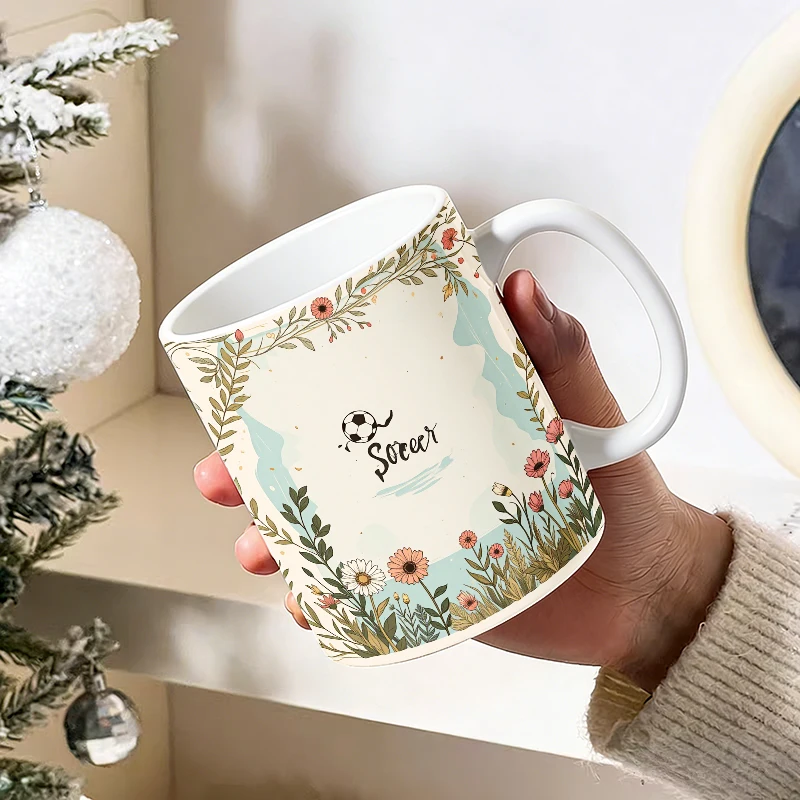 Soccer Bloom Button Print Mug with a bottle opener function of 2026 Major Football Event