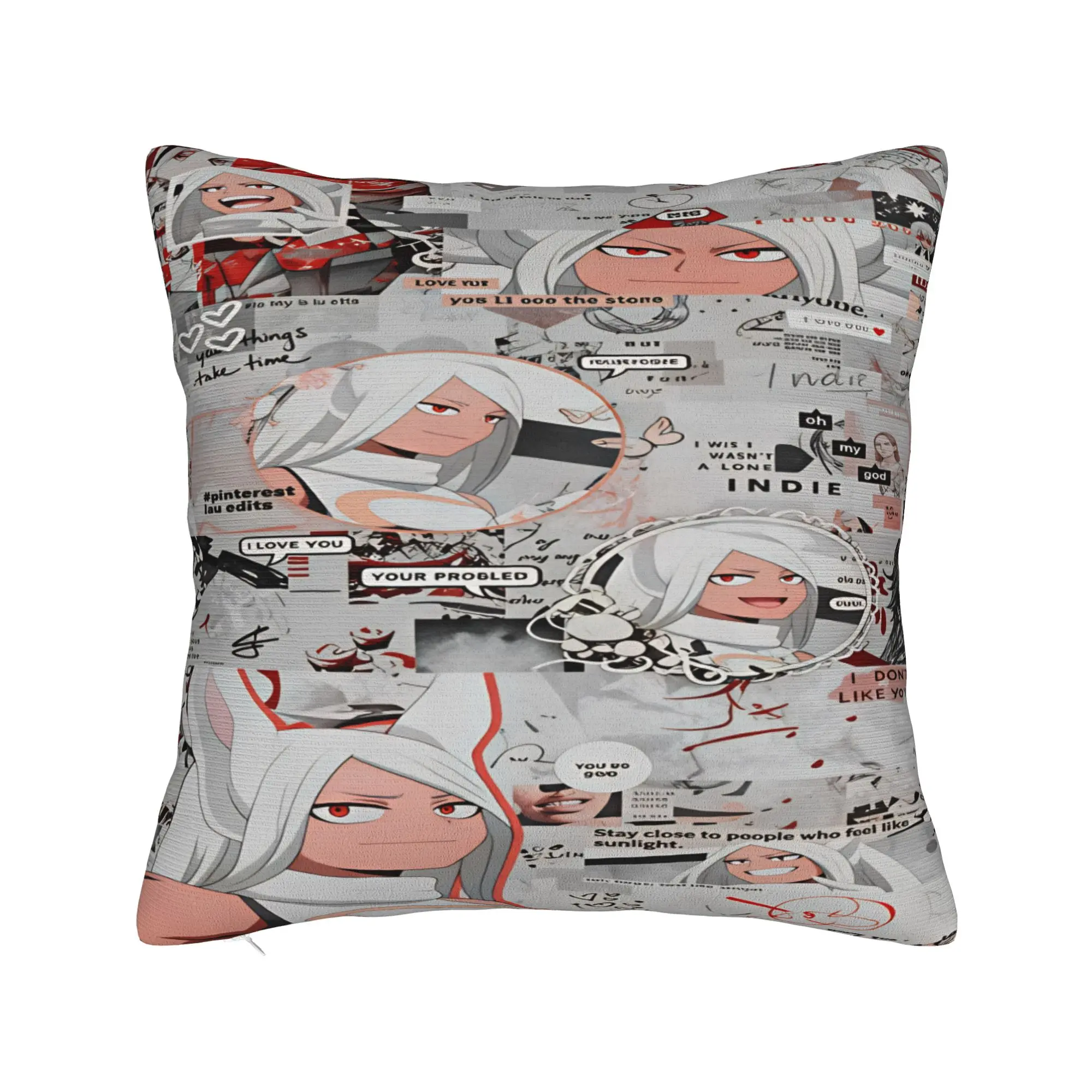 Rabbit Hero Mirko  Pillow Case  Graphic Pillow Cover For Couch Sofa Bedroom Morden Cushion Cover