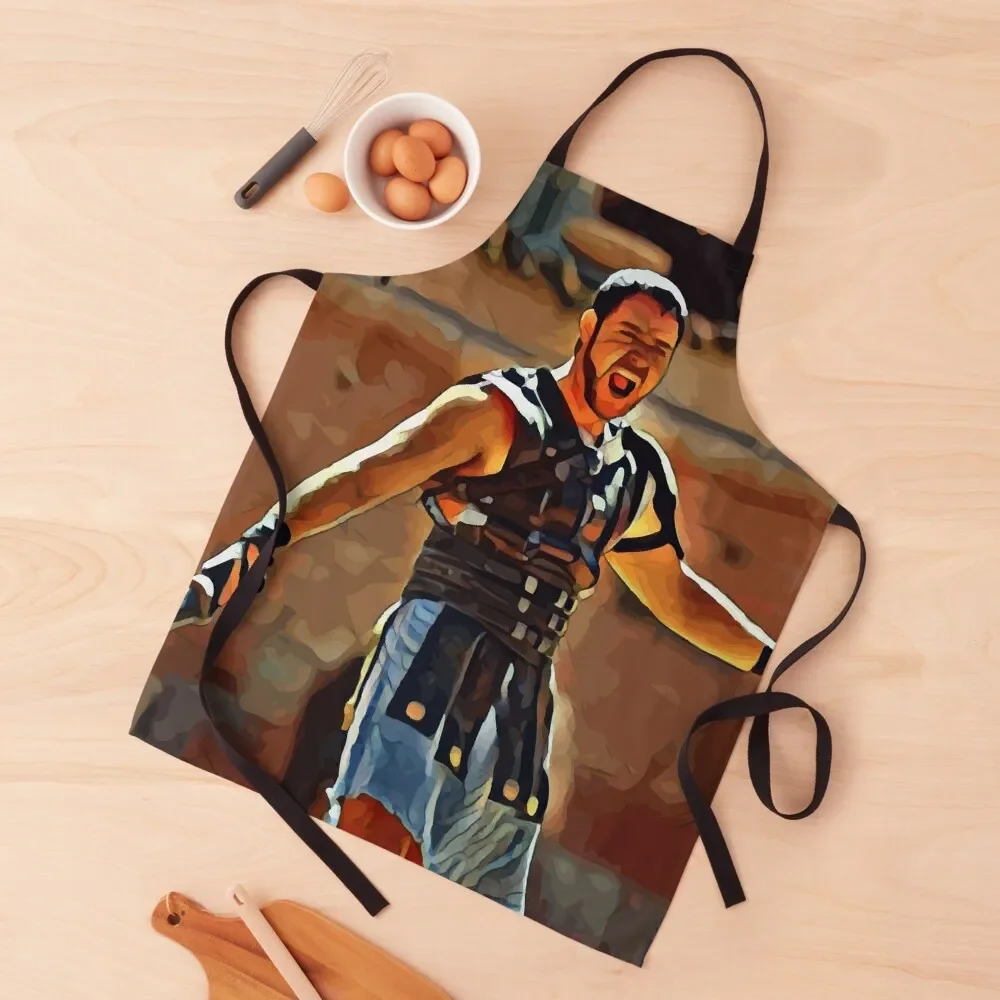 

Gladiator - Russell Crowe Apron Kitchens Accessories Household Items Kitchen Apron