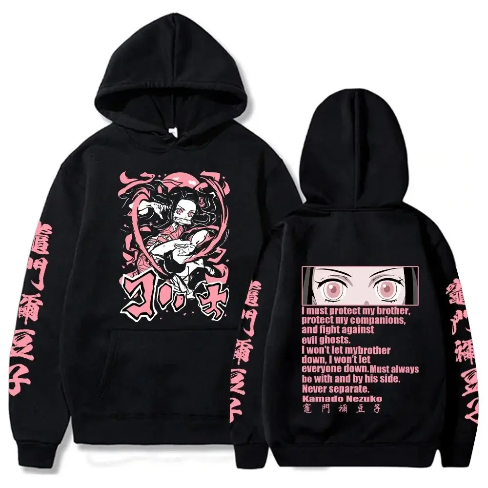 

Demon Slayer Tomioka Giyuu Japan Anime Printed Plus Size Hoodie Women Sweatshirts Winter Warm Unisex Casual Streetwear