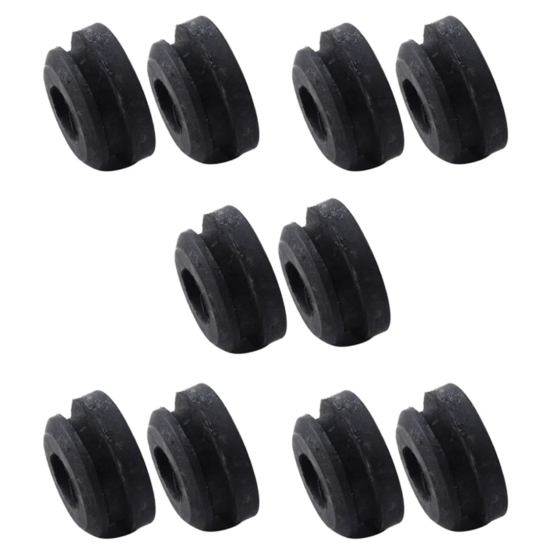 10PCS Radiator Assembly Upper Insulator Mounts Bushing Rubber Black Fit For Honda Accord Civic 74173-SJ4-000