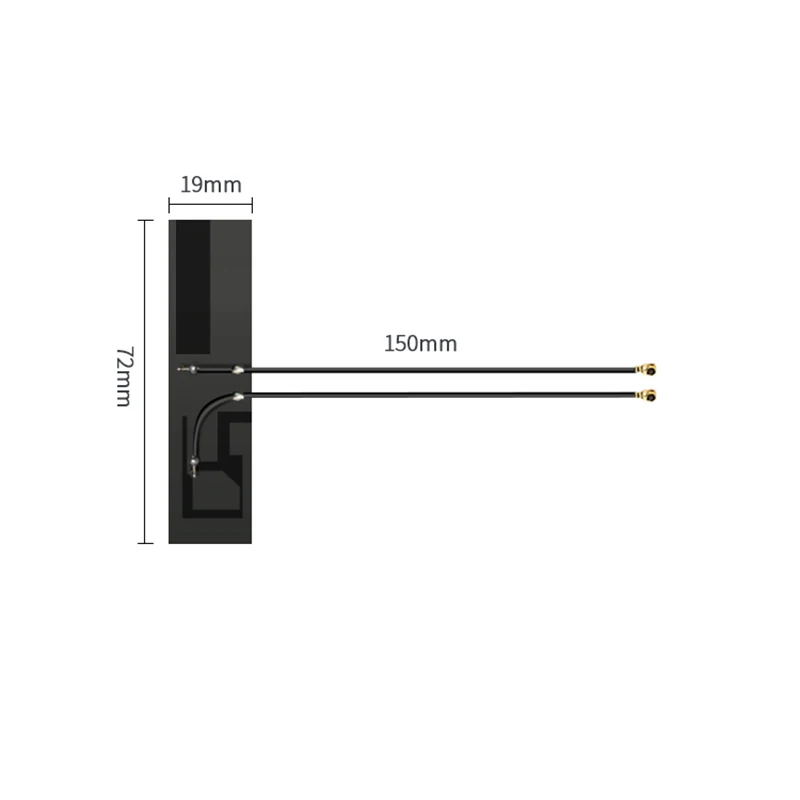 700-2700mhz interne 4g gps kombiniert fpc navigation position ierung 3g gsm lte flexible antennen verstärker für quectel EG25-G EC25-AF