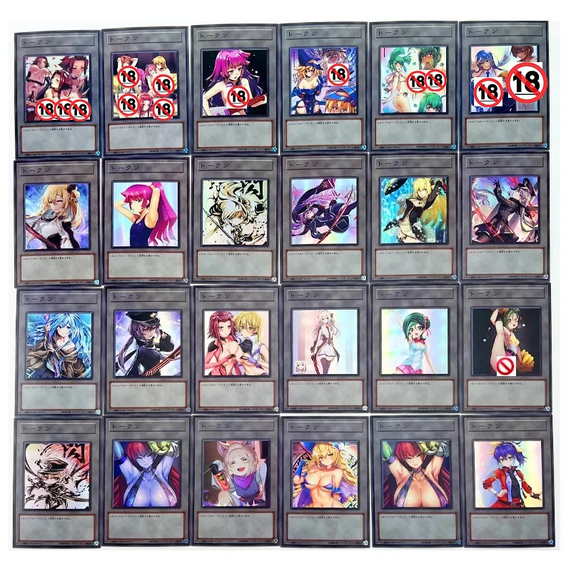 99pcs/set Yu Gi Oh ACG Sexy Nude Dark Magician Girl Sky Striker Ace Toys Hobbies Hobby Collectibles Game Collection Anime Cards