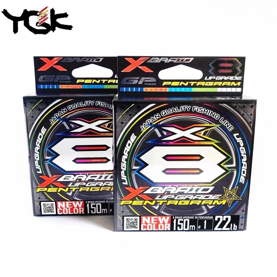 100%Original Japan YGK X BRAID Upgrade X8 PENTAGRAM Fishing Line