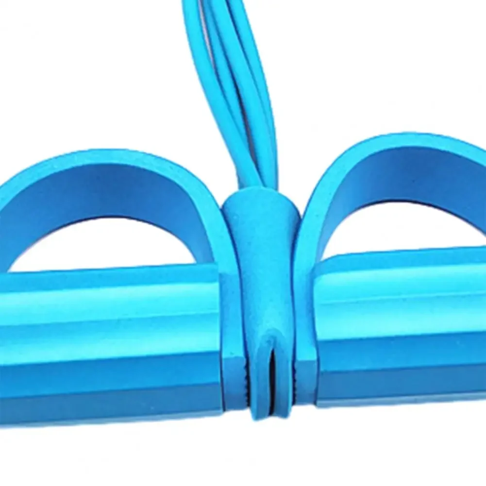 Spannseil mit rutschfestem Griff, tragbar, zum Abnehmen, Taille, Arm, Training, Yoga, Pedalzieher, Widerstandsband, Fitnessgeräte – Detail 2