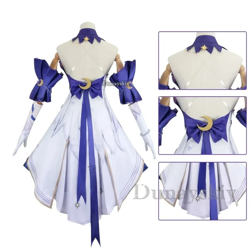 ชุดคอสเพลย์ตัวละครโรบิน เพนาโคนี นักร้อง จากอนิเมะเกม Honkai: Star Rail ปี 2025 พร้อมวิกผม ชุดยูนิฟอร์ม สำหรับงานปาร์ตี้ฮาโลวีน ชุดเดรสผู้หญิง