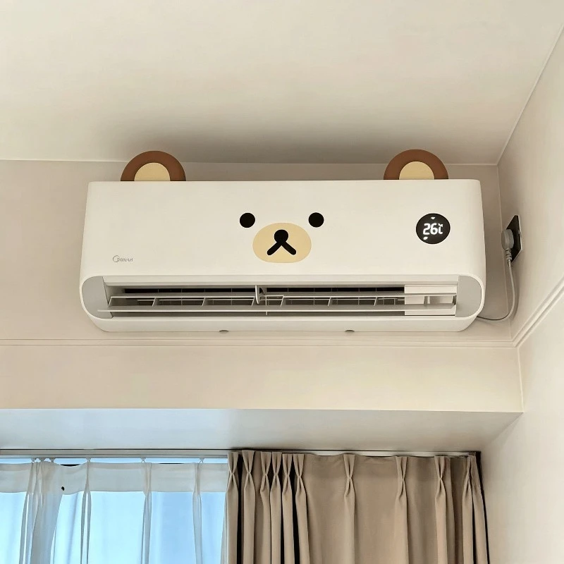 Rilakkuma air conditioner sticker diy air conditioner shell decorative expression sticker hanging air conditioner universal - view 3