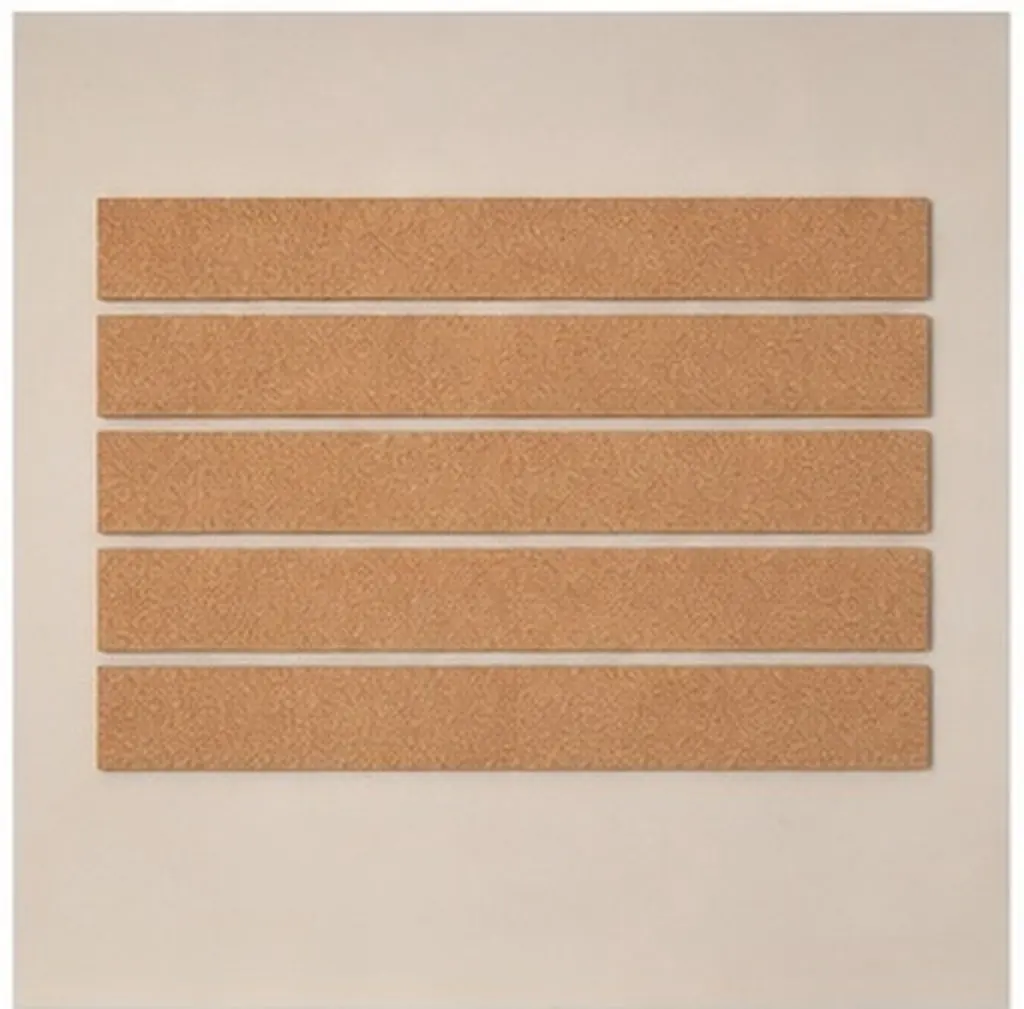 5Pcs Adhesive Brown Cork Board Strips Thick Natural Cork Bulletin Bars Frameless Memo Boards for Office Home School Use