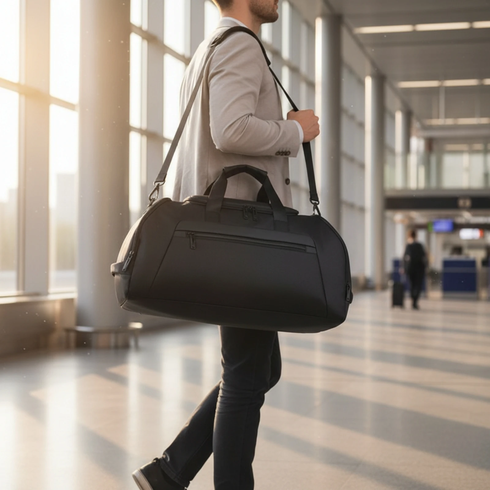 Gym Bag with Shoe Compartment Structured Gym Bag with Wet Pocket Sports Duffel with Wet Pocket Multifunctional Versatile