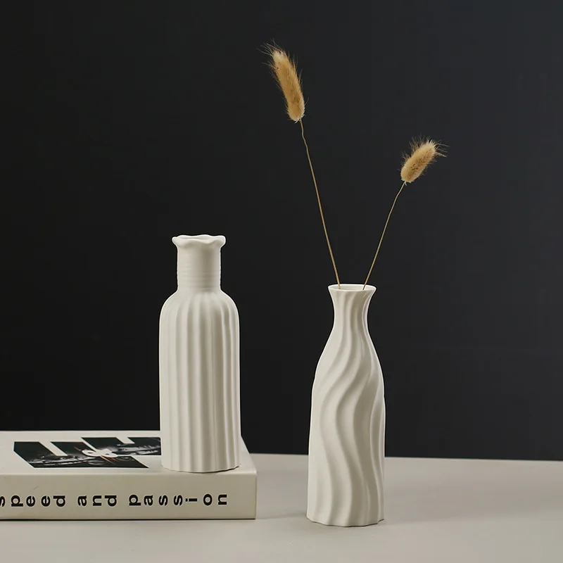 Home High-End Sensory Embryo Flower Vase Interior Decoration Ceramic Vase Artistic Decoration Desktop Flower Vase