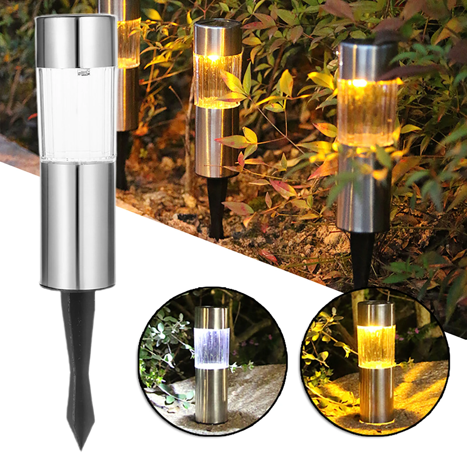 

Garden Solar Powered Light with Upgraded Solar Panel Path Light Suitable for Holiday Pathway Patio Garden Yard Decoration Light