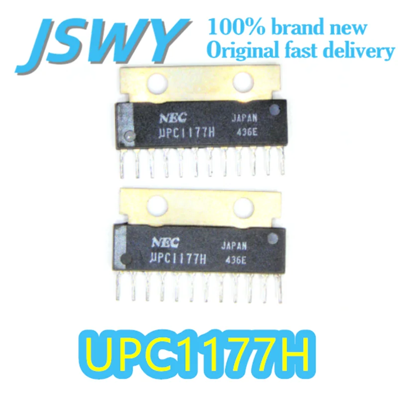 

(5/50 pieces) UPC1177H 1177H Package ZIP-12 Dual Channel Audio Power Amplifier IC Supports 800mW Original Quick Shipping