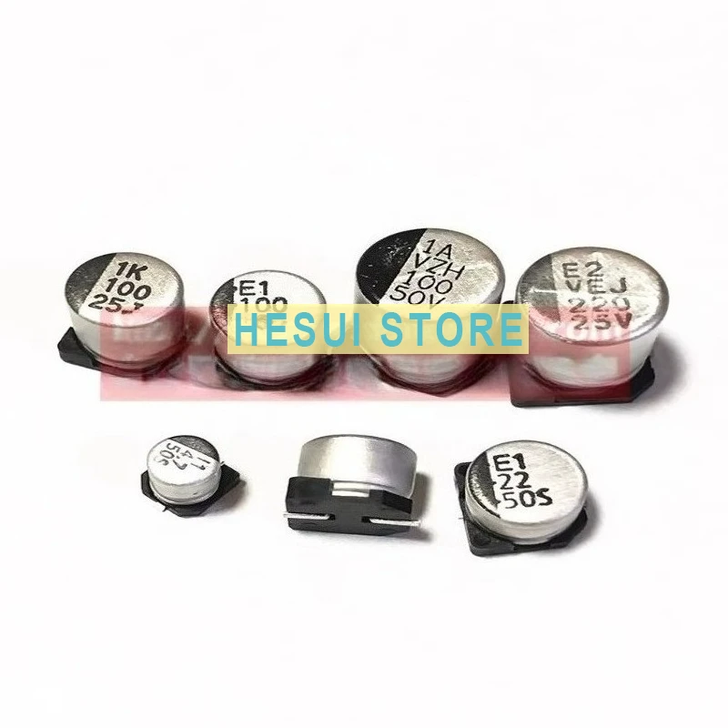 10UF 22UF 47UF 100UF 470UF 22UF100V SMD electrolytic capacitor 63V 100V