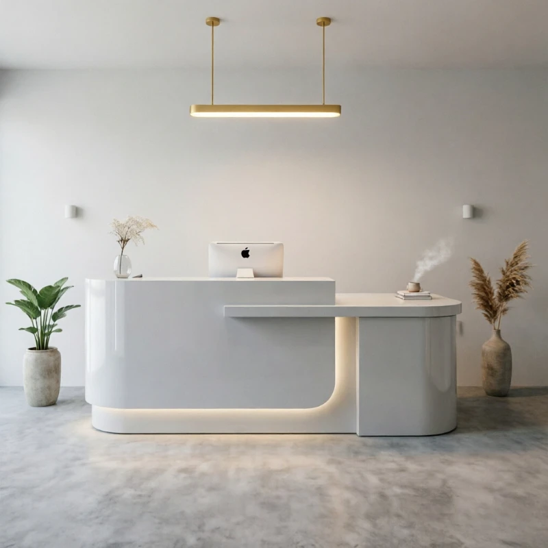 #Aesthetic Display Reception Desks Beauty Design Events Specialty Reception Desk Executive Luxury Empfangstresen Theke Furniture